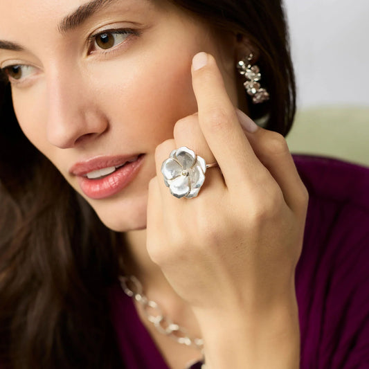 Bloom Statement Ring - Silver