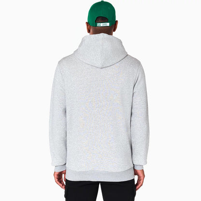 The Male model is wearing Boston Celtics NBA Grey Pullover Hoodie 7