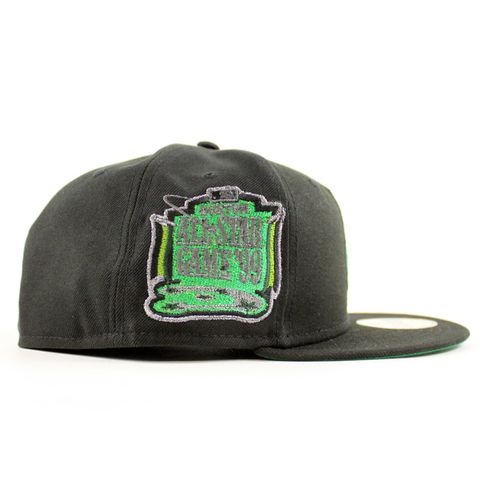 Boston Red Sox 1999 All Star Game New Era 59Fifty Fitted Hat (Black Green Under Brim)