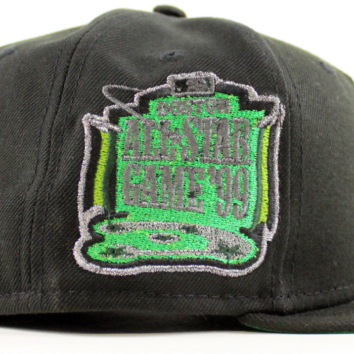 Boston Red Sox 1999 All Star Game New Era 59Fifty Fitted Hat (Black Green Under Brim)