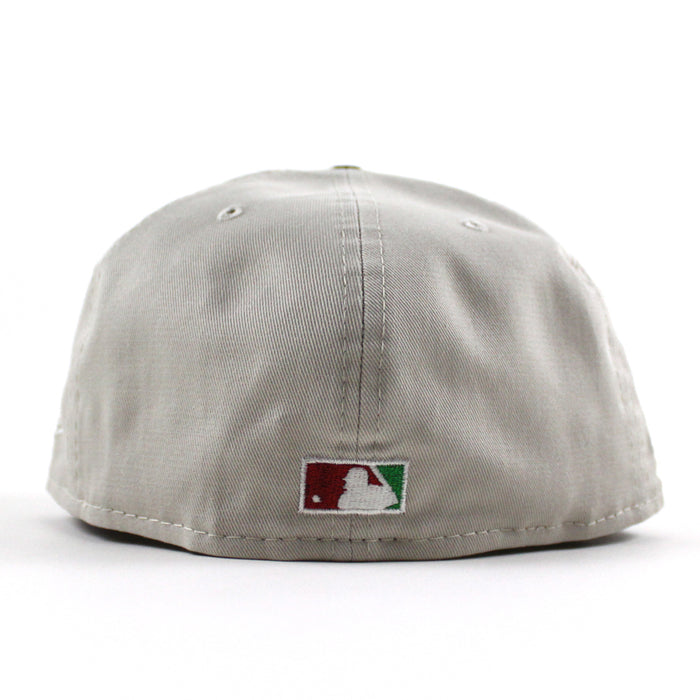 Boston Red Sox 1999 All Star Game New Era 59Fifty Fitted Hat (Stone Walnut Green Under Brim)
