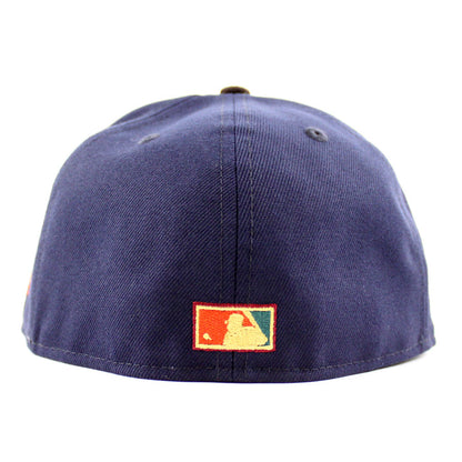 Boston Red Sox 2004 World Series Champion New Era 59Fifty Fitted Hat (Navy Burnt Wood Pine Green Under Brim)