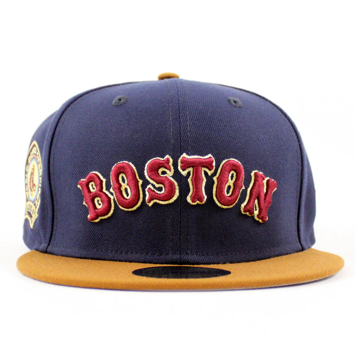 Boston Red Sox 2004 World Series Champion New Era 59Fifty Fitted Hat (Navy Toasted Peanuts Gray Under Brim)