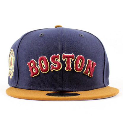 Boston Red Sox 2004 World Series Champion New Era 59Fifty Fitted Hat (Navy Toasted Peanuts Gray Under Brim)