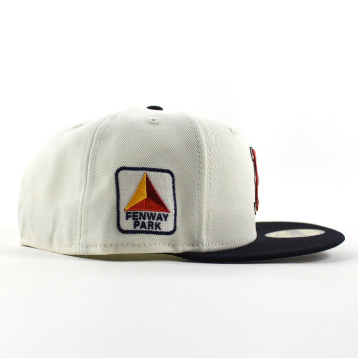 Boston Red Sox CITGO Fenway Park New Era 59Fifty Fitted Hat (Chrome White Navy and Gray Under Brim)