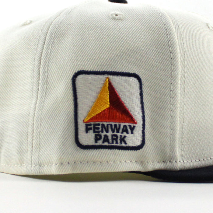 Boston Red Sox CITGO Fenway Park New Era 59Fifty Fitted Hat (Chrome White Navy and Gray Under Brim)