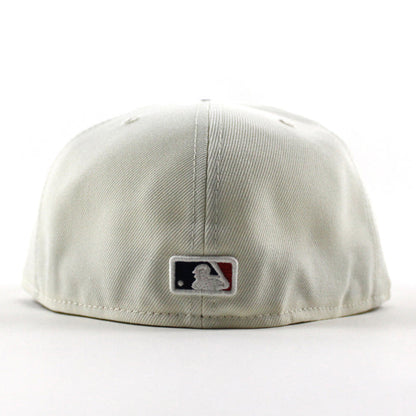 Boston Red Sox CITGO Fenway Park New Era 59Fifty Fitted Hat (Chrome White Navy and Gray Under Brim)