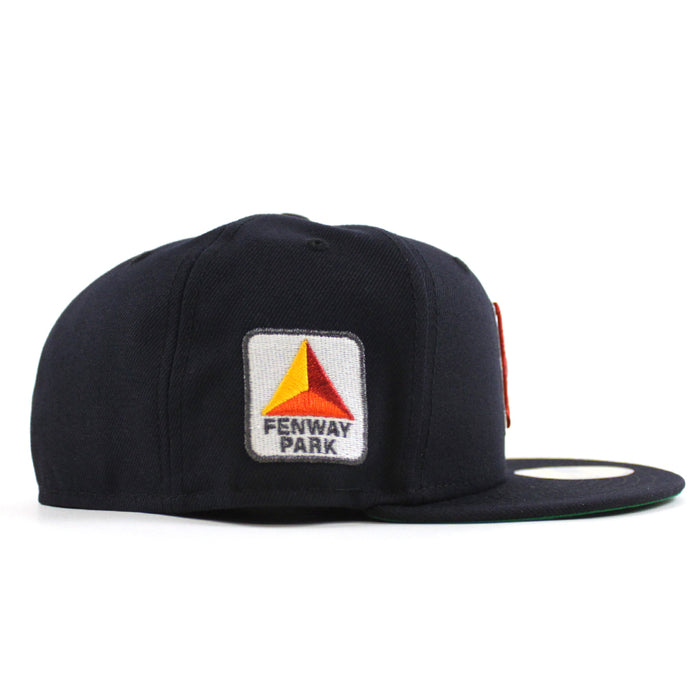 Boston Red Sox CITGO Fenway Park New Era 59Fifty Fitted Hat (Navy and Green Under Brim)