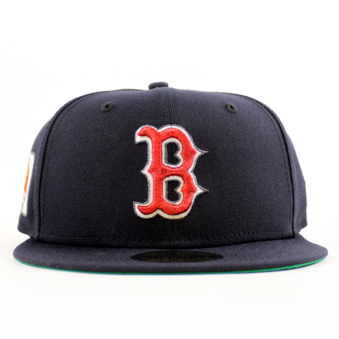 Boston Red Sox CITGO Fenway Park New Era 59Fifty Fitted Hat (Navy and Green Under Brim)