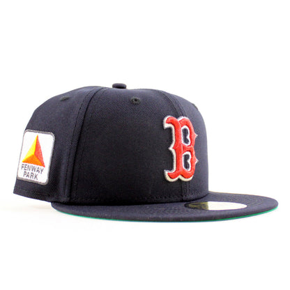 Boston Red Sox CITGO Fenway Park New Era 59Fifty Fitted Hat (Navy and Green Under Brim)