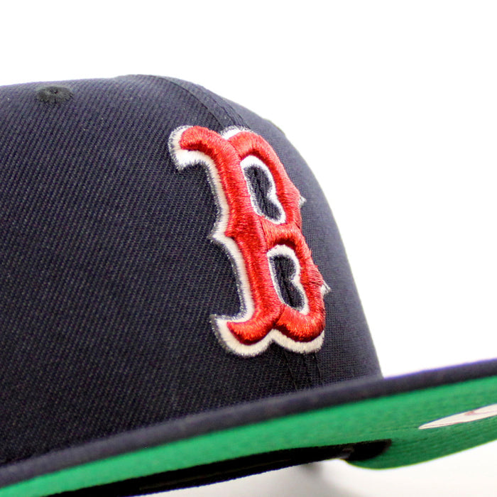 Boston Red Sox CITGO Fenway Park New Era 59Fifty Fitted Hat (Navy and Green Under Brim)