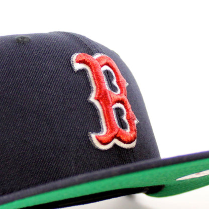 Boston Red Sox CITGO Fenway Park New Era 59Fifty Fitted Hat (Navy and Green Under Brim)