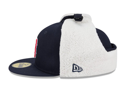 This is a Boston Red Sox MLB Classic Navy Dogear 59FIFTY Fitted Cap 6