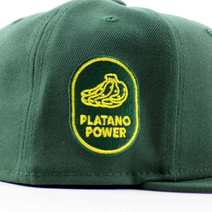 Boston Red Sox Platanos Power New Era 59Fifty Fitted Hat (Mountain Green Gray Under Brim)