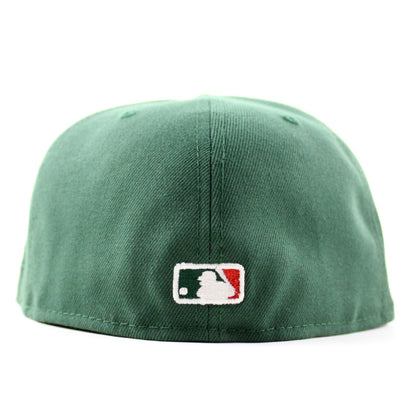Boston Red Sox Platanos Power New Era 59Fifty Fitted Hat (Mountain Green Gray Under Brim)