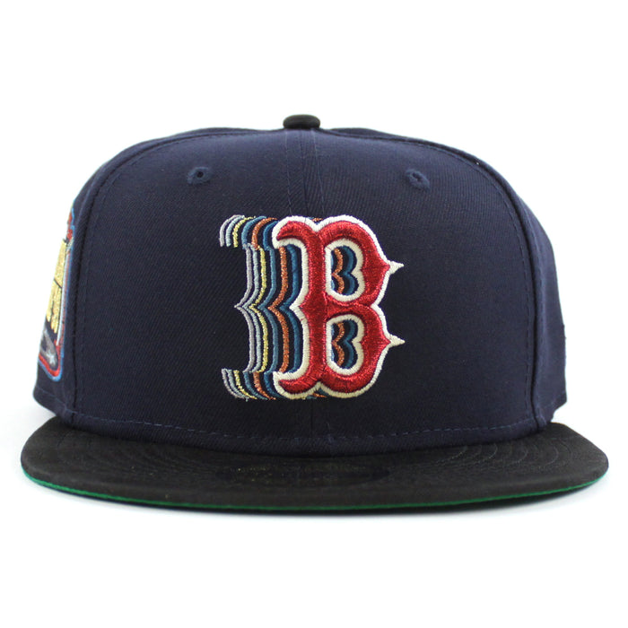 Boston Redsox 1999 All Star Game New Era 59Fifty Fitted Hat (Navy Black Tonal Green Under Brim)