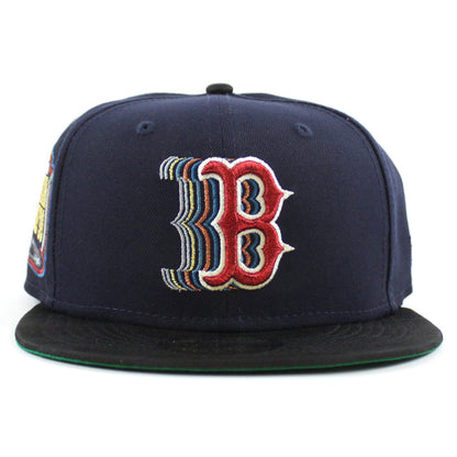 Boston Redsox 1999 All Star Game New Era 59Fifty Fitted Hat (Navy Black Tonal Green Under Brim)