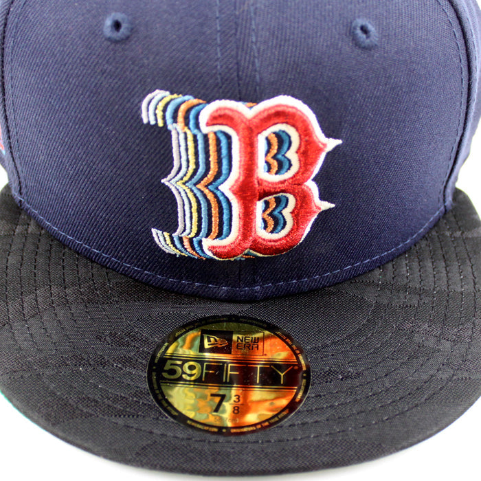 Boston Redsox 1999 All Star Game New Era 59Fifty Fitted Hat (Navy Black Tonal Green Under Brim)