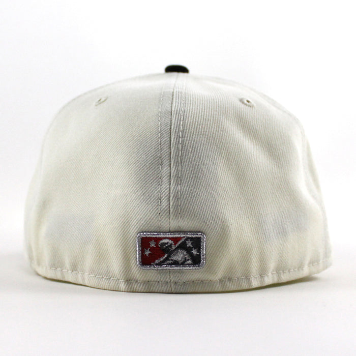 Brooklyn Cyclones Cyclones Patch New Era 59Fifty Fitted Hat (Chrome White, Black and Green Under Brim)