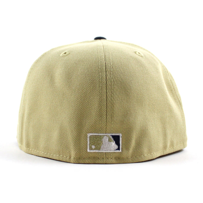 Brooklyn Dodgers 1955 World Series 59Fifty New Era Fitted Hat (Vegas Gold Navy Green Under Brim)