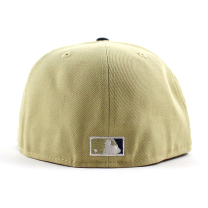 Brooklyn Dodgers 1955 World Series 59Fifty New Era Fitted Hat (Vegas Gold Navy Green Under Brim)