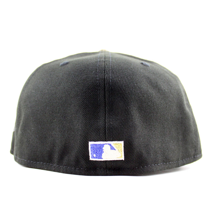 BROOKLYN DODGERS 42 JACKIE ROBINSON New Era 59Fifty Fitted Hat (Black RealTree Green Under Brim)