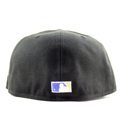 BROOKLYN DODGERS 42 JACKIE ROBINSON New Era 59Fifty Fitted Hat (Black RealTree Green Under Brim)