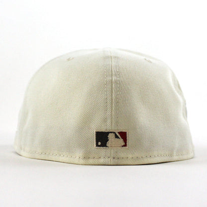 BROOKLYN DODGERS 75 JACKIE ROBINSON New Era 59Fifty Fitted Hat (Chrome White Black Gray Under Brim)