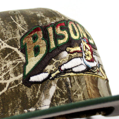 Buffalo Bisons New Era 59Fifty Fitted Hat (Real Tree Cilantro Gray Under Brim)