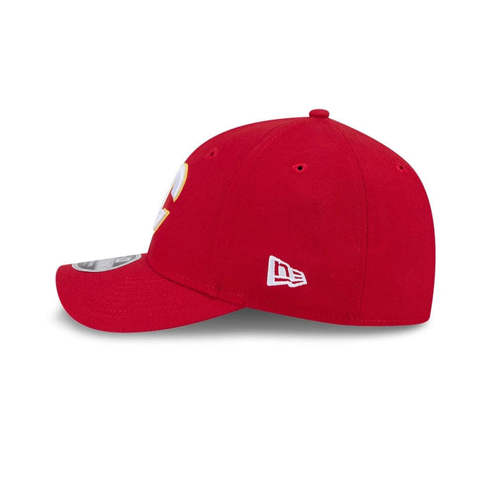 This is a Calgary Flames NHL Team Red 9FORTY M-Crown Adjustable Cap 5