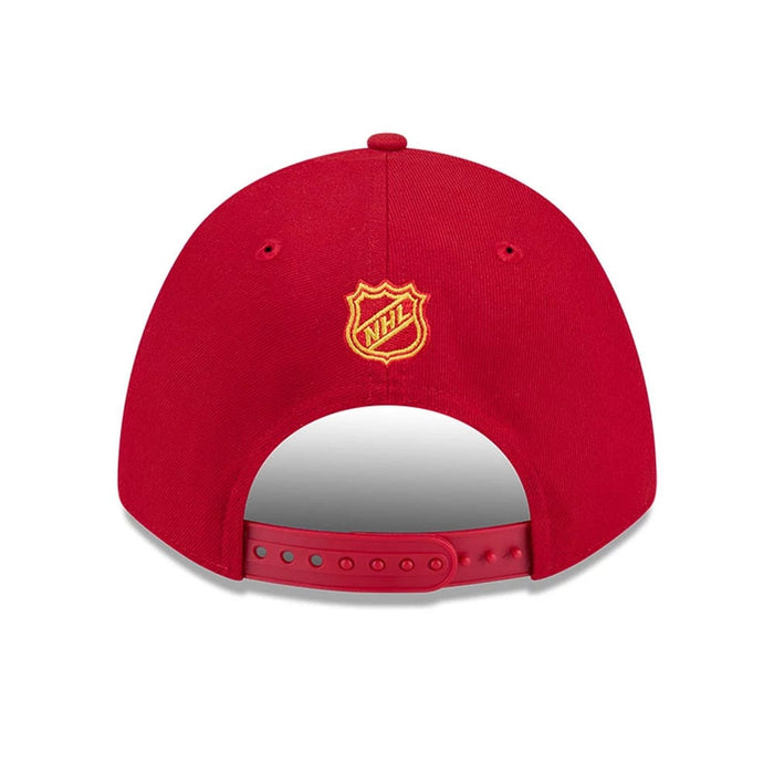 This is a Calgary Flames NHL Team Red 9FORTY M-Crown Adjustable Cap 7