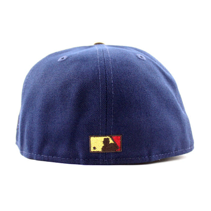 California Angels 25th Anniversary New Era 59Fifty Fitted Hat (OceanSide Burnt Wood Gray UNDER BRIM)