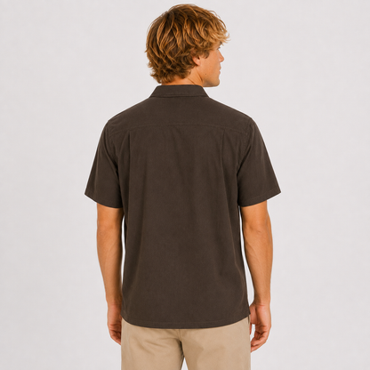 Camisa Rincon Velvet Brown Hurley
