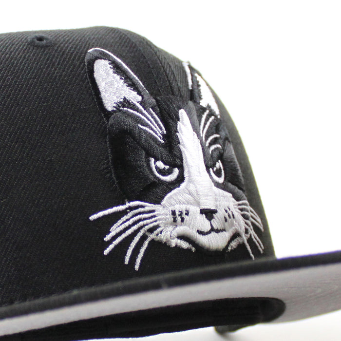 CAT New Era 59Fifty Fitted Hat (Black Gray Under Brim)