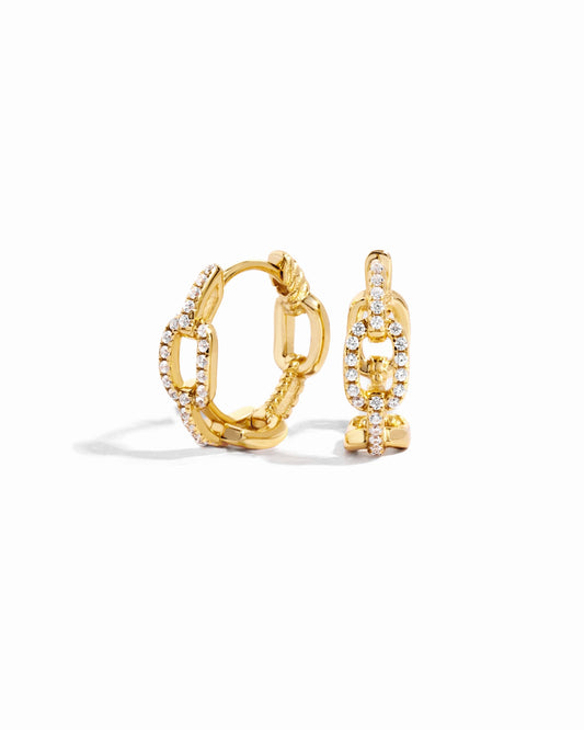 Small Chain Link Hoops