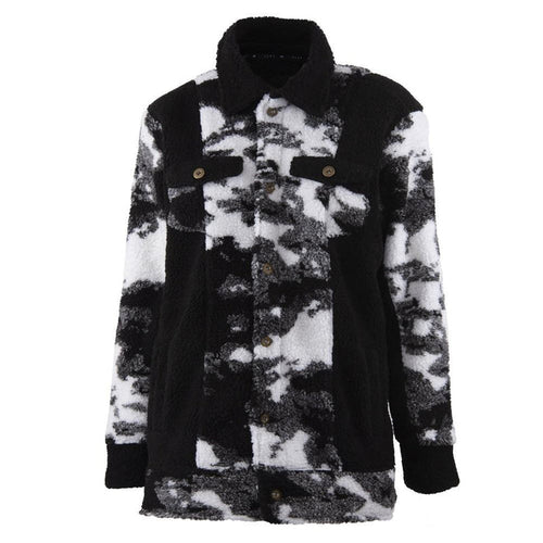Chaqueta Miscelanea Negro Blanco con broches Reef