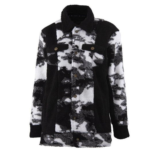 Chaqueta Miscelanea Negro Blanco con broches Reef