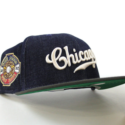Chicago Cubs 1932 World Series New Era 59Fifty Fitted Hat (Navy Dark Gray Green Under Brim)