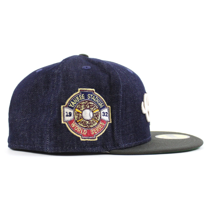 Chicago Cubs 1932 World Series New Era 59Fifty Fitted Hat (Navy Dark Gray Green Under Brim)