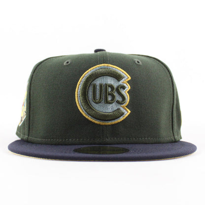 Chicago Cubs 1947 All Star Game New Era 59Fifty Fitted Hat (DARK SEAWEED NAVY MET GOLD Under Brim)