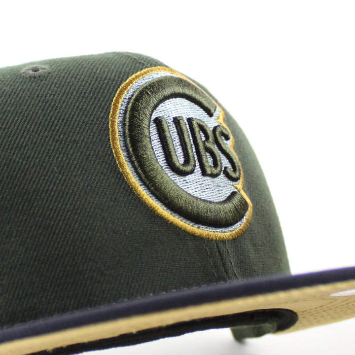 Chicago Cubs 1947 All Star Game New Era 59Fifty Fitted Hat (DARK SEAWEED NAVY MET GOLD Under Brim)