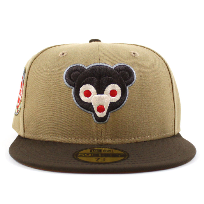 Chicago Cubs 1962 All Star Game New Era 59Fifty Fitted Hat (Khaki Walnut Peanut Under Brim)