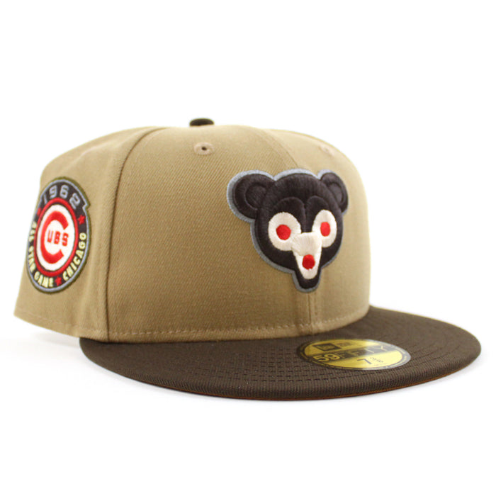 Chicago Cubs 1962 All Star Game New Era 59Fifty Fitted Hat (Khaki Walnut Peanut Under Brim)