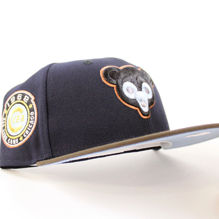 Chicago Cubs 1962 All Star Game New Era 59Fifty Fitted Hat (Navy Walnut Birdseye Under Brim)