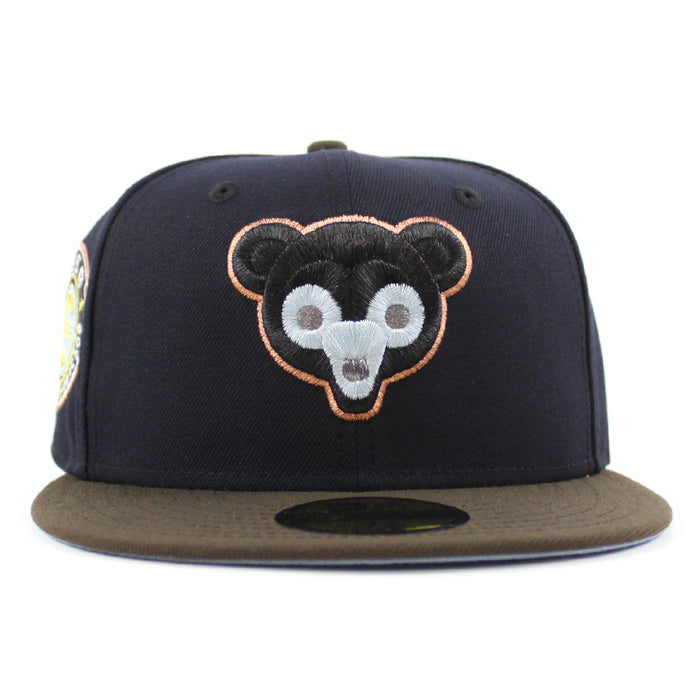 Chicago Cubs 1962 All Star Game New Era 59Fifty Fitted Hat (Navy Walnut Birdseye Under Brim)