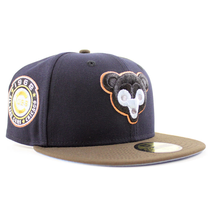 Chicago Cubs 1962 All Star Game New Era 59Fifty Fitted Hat (Navy Walnut Birdseye Under Brim)