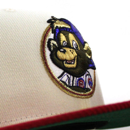 Chicago Cubs 1990 All Star Game New Era 59Fifty Fitted Hat (Chrome White Red Green Under Brim)