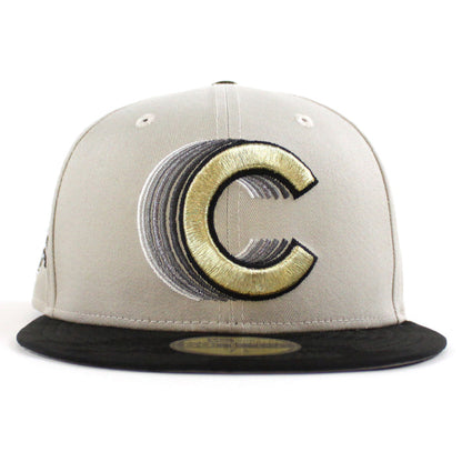 Chicago Cubs 1990 All Star Game New Era 59Fifty Fitted Hat (Stone Black Gray Under Brim)