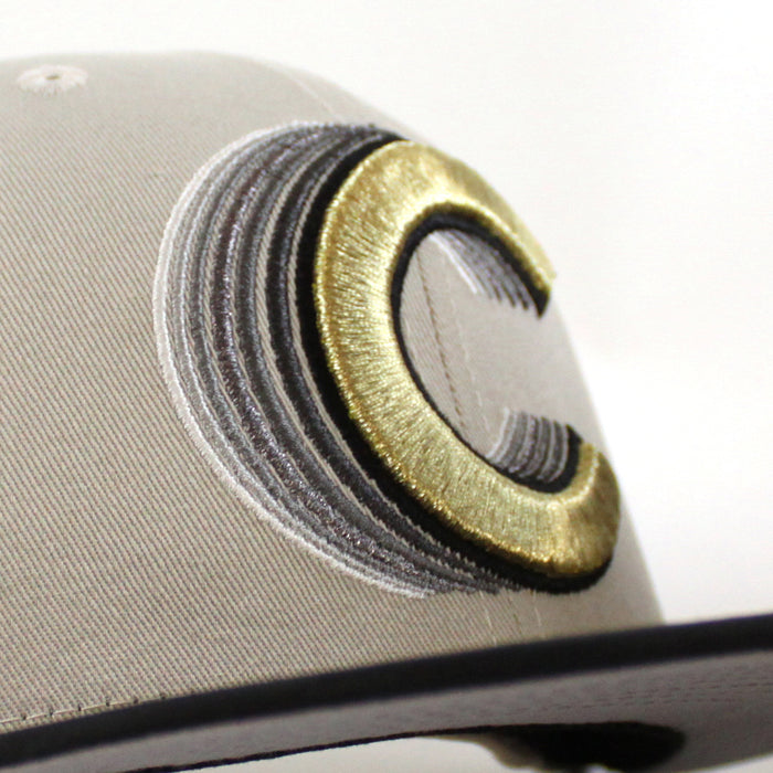 Chicago Cubs 1990 All Star Game New Era 59Fifty Fitted Hat (Stone Black Gray Under Brim)