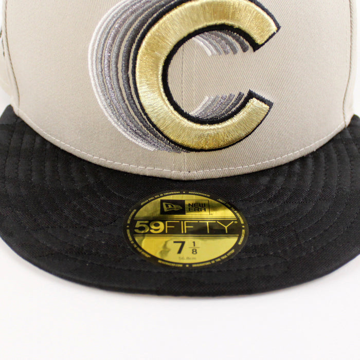 Chicago Cubs 1990 All Star Game New Era 59Fifty Fitted Hat (Stone Black Gray Under Brim)